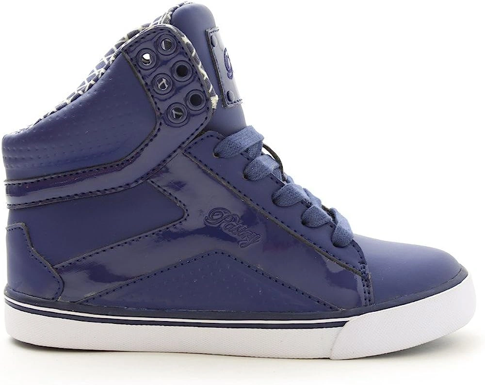 Jugend Pop Tart Grid Sneaker Marineblau Zwölf Kleine Kinder Einzigartige Schuhe Komfortabel Modisch Stilvoll Perfekt